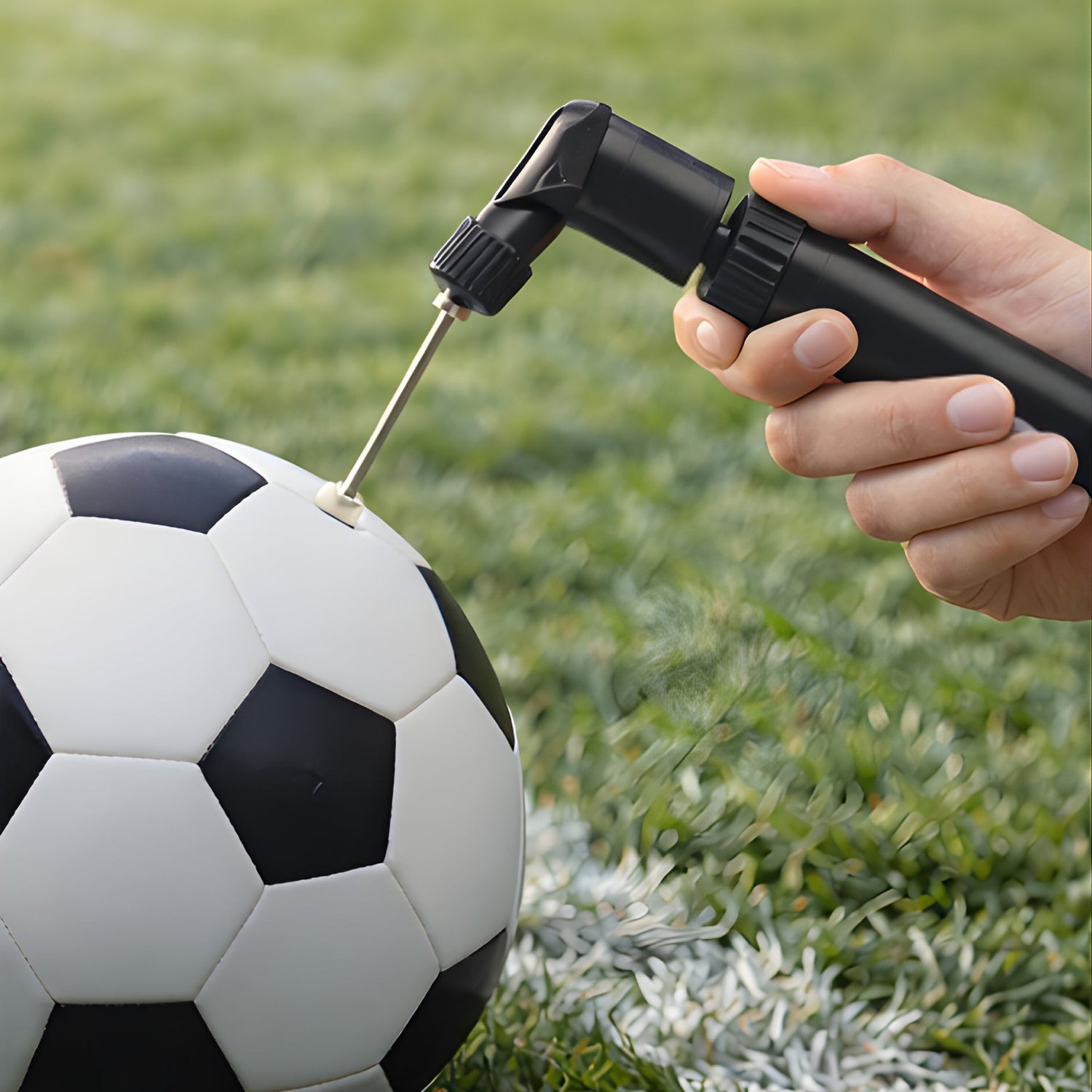manual hand pump for sports balls