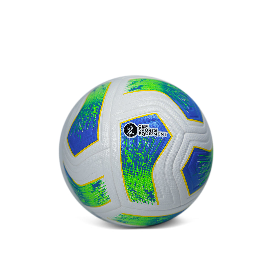 CBF logo on the green and blue Size 4 embossed training football