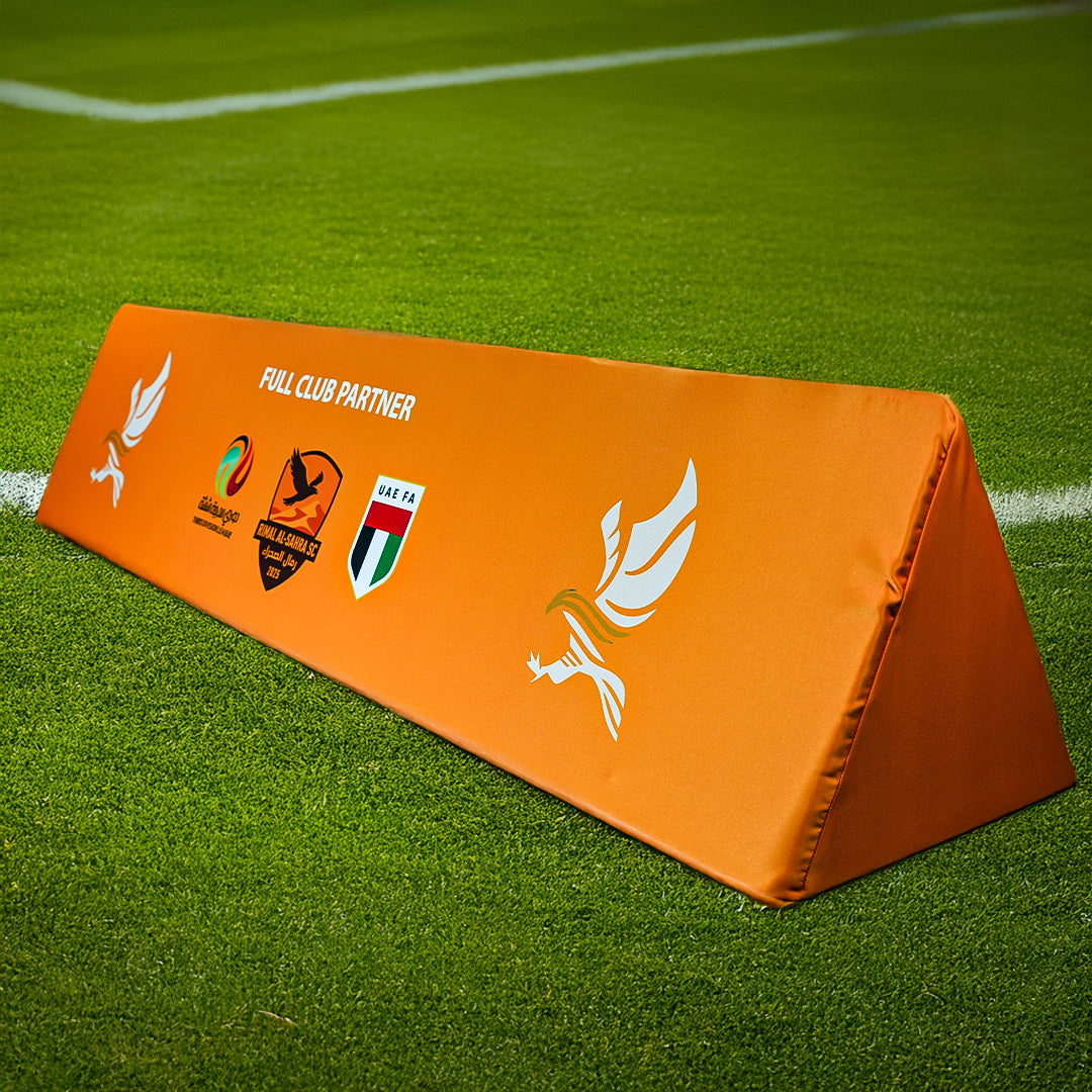 Foam Advertising Wedges for Sports Pitch - Toblerone