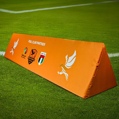 Foam Advertising Wedges for Sports Pitch - Toblerone
