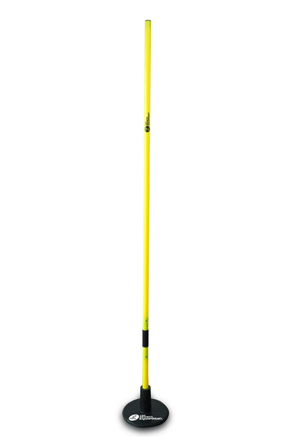 Football training pole with base